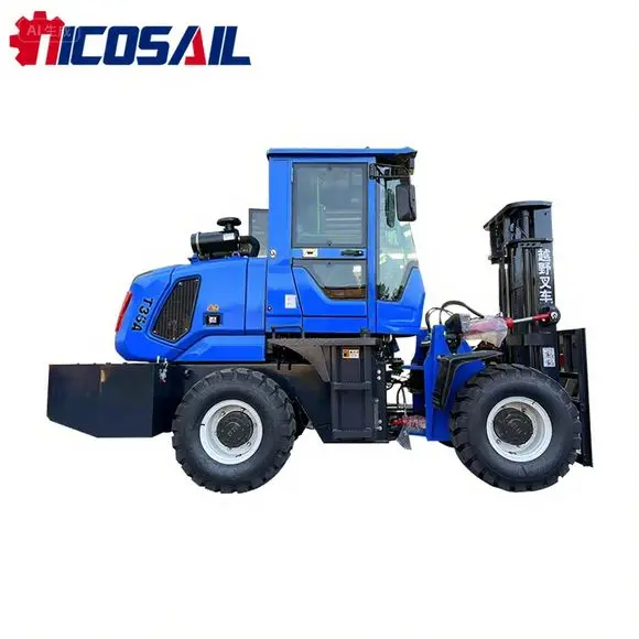 

Customized Large Off-Road Forklift Hydraulically Powered Assisted Vehicle Latest Design for Enhanced Performance