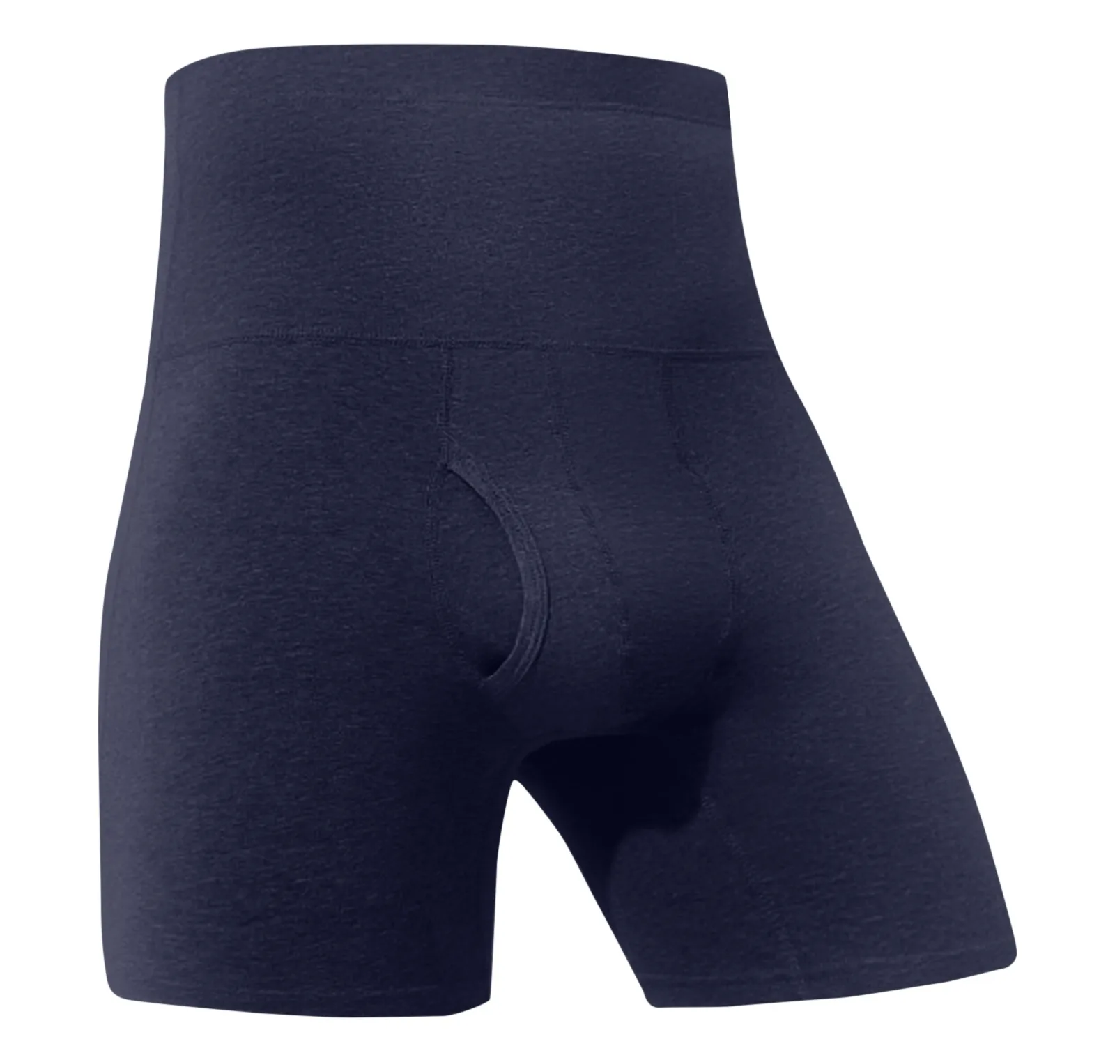 Calzoncillos de pierna larga para hombre, bóxer de cintura alta, pantalones deportivos cálidos, ropa interior cómoda de Color puro, Sexy