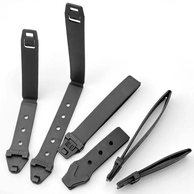 1piece Molle Accessory Connection Buckle K Sheath Waist Clip KYDEX Scabbard Carrying Clip K Sheath MOLLE Buckle with Screws