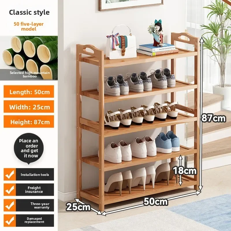 Household Goods Simple Multi-layer Space Saving Household Storage Artifact Bedroom Dormitory Rental Room Indoor Shoe Cabinet