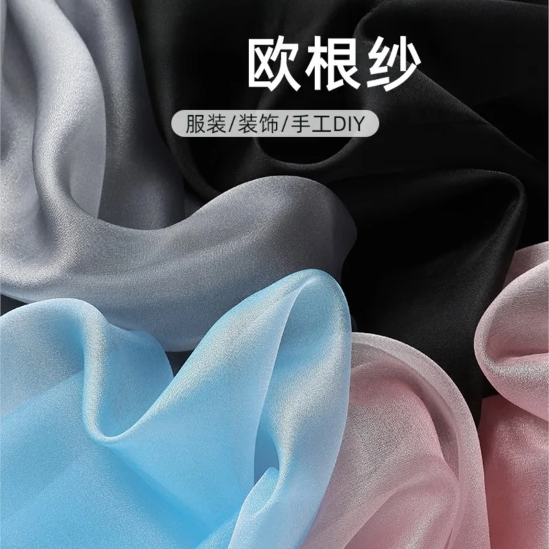 Lightweight Organza Fabric Soft Veil Mesh Clothing and Dress Wedding Voile Transparent