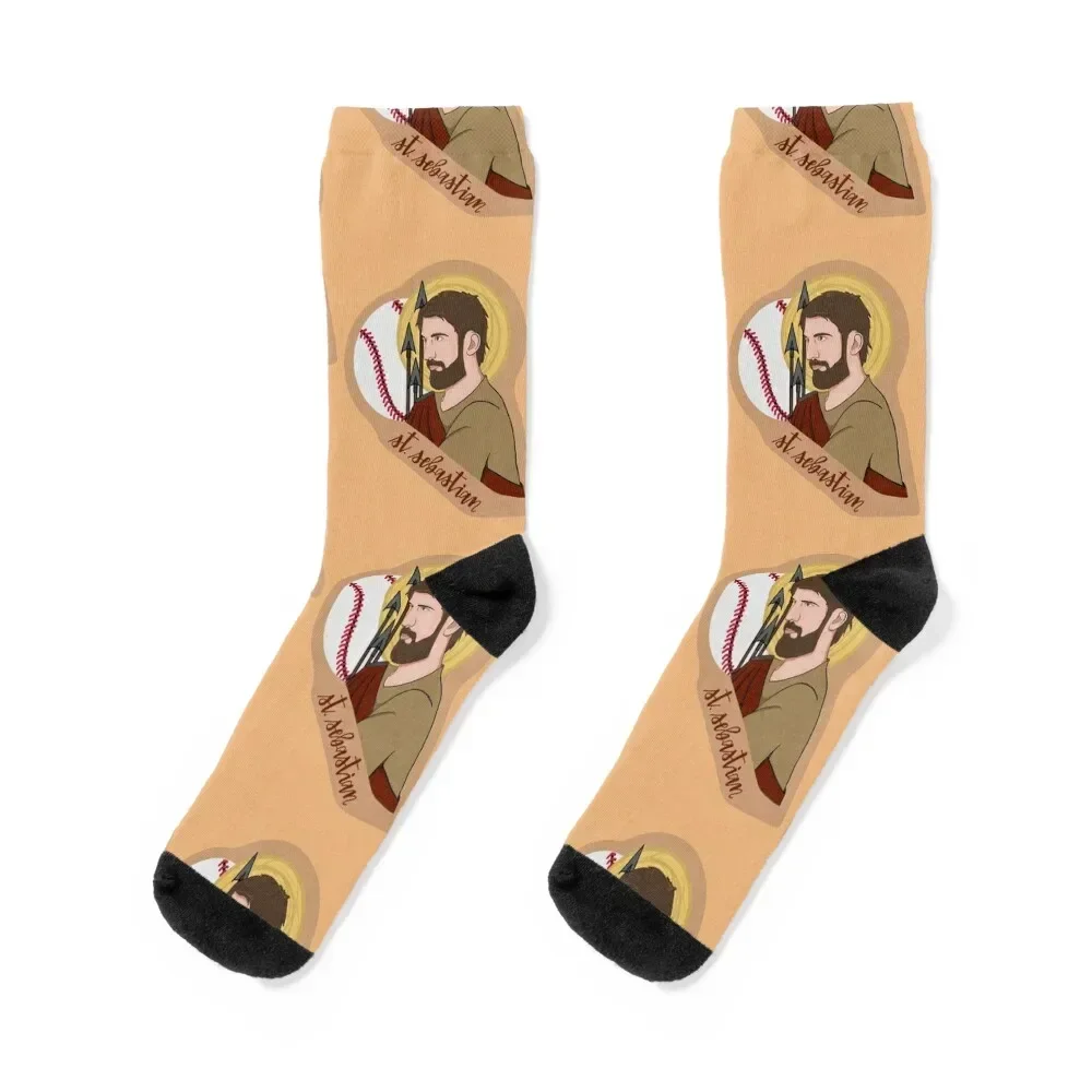 St. Sebastian (Baseball) Socks soccer anti-slip compression christmass gift Boy Child Socks Women's