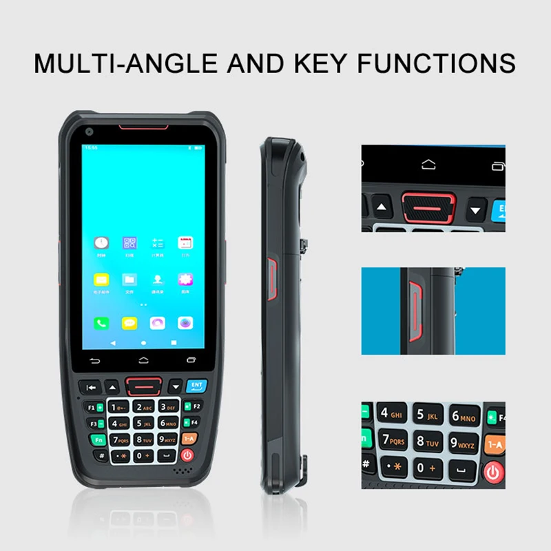CHWEIDA PDA portátil Android 10,0 3G RAM 32G ROM 2D escáner de código de barras inalámbrico Wifi Bluetooth GPS Terminal resistente pantalla táctil