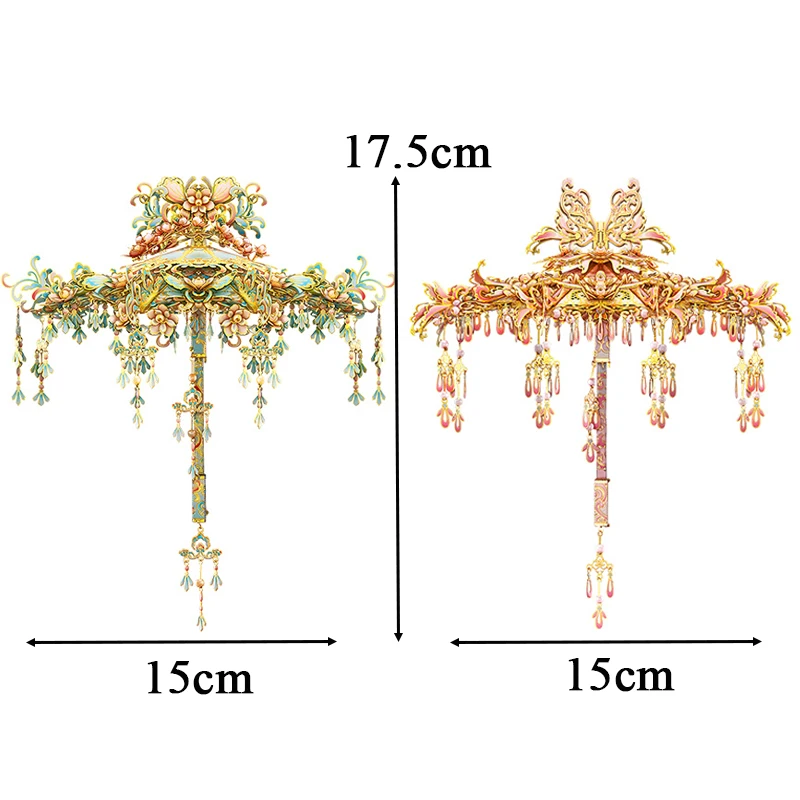 DIY-金属製の花と傘のパズル,アセンブリキット,ロマンチックなジグソーパズル,誕生日プレゼント,女の子,友人,新しい