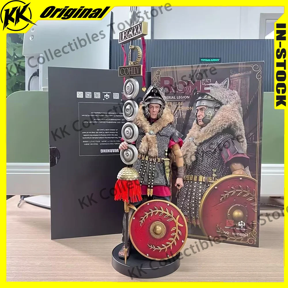 In Stock HAOYUTOYS × HHMODEL HH18061 1/6 Scale Imperial Legion Roman Standard Bearer HighlyArticulated Action Figure Toys Gifts