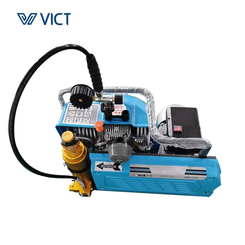 Germany Type 4500PSI 300bar Auto-Stop High Pressure Scuba Diving Compressors Electronic Measuring Instruments Air Compressor