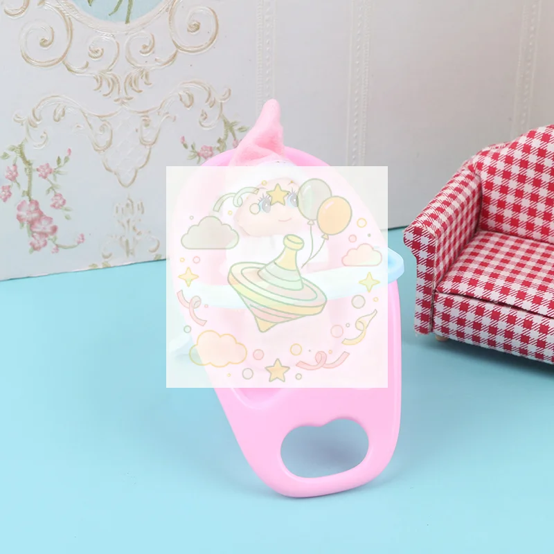 Dollhouse Miniature Baby Eating Chair Model DIY Kid Toy Accessories Hot Sale Best Gift 1:12 Simulation 1Pcs