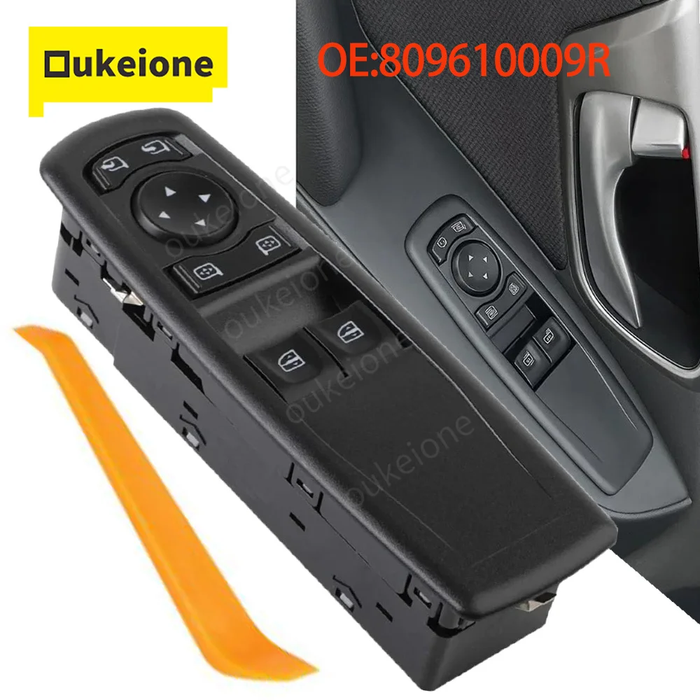 

Front Left Electric Master Power Window Control Switch 809610009R for RENAULT MEGANE III COUPE MEGANE COUPE 1.5 DCI - 105 2008