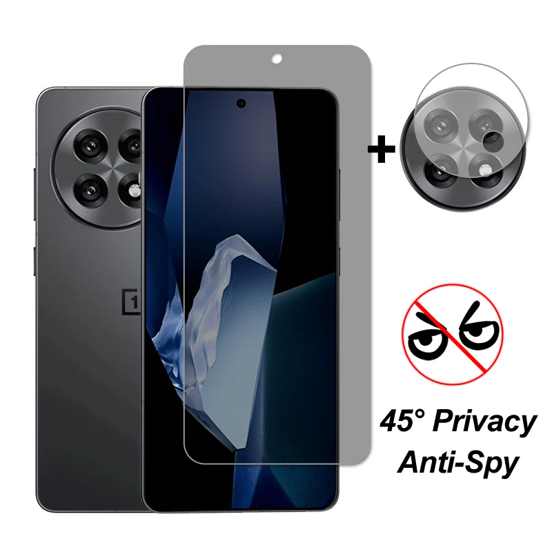 ل Oneplus 13R الزجاج Oneplus 13R حامي الشاشة الخصوصية الزجاج المقسى واقية الهاتف عدسة الكاميرا فيلم على Oneplus Ace 5 Pro #1