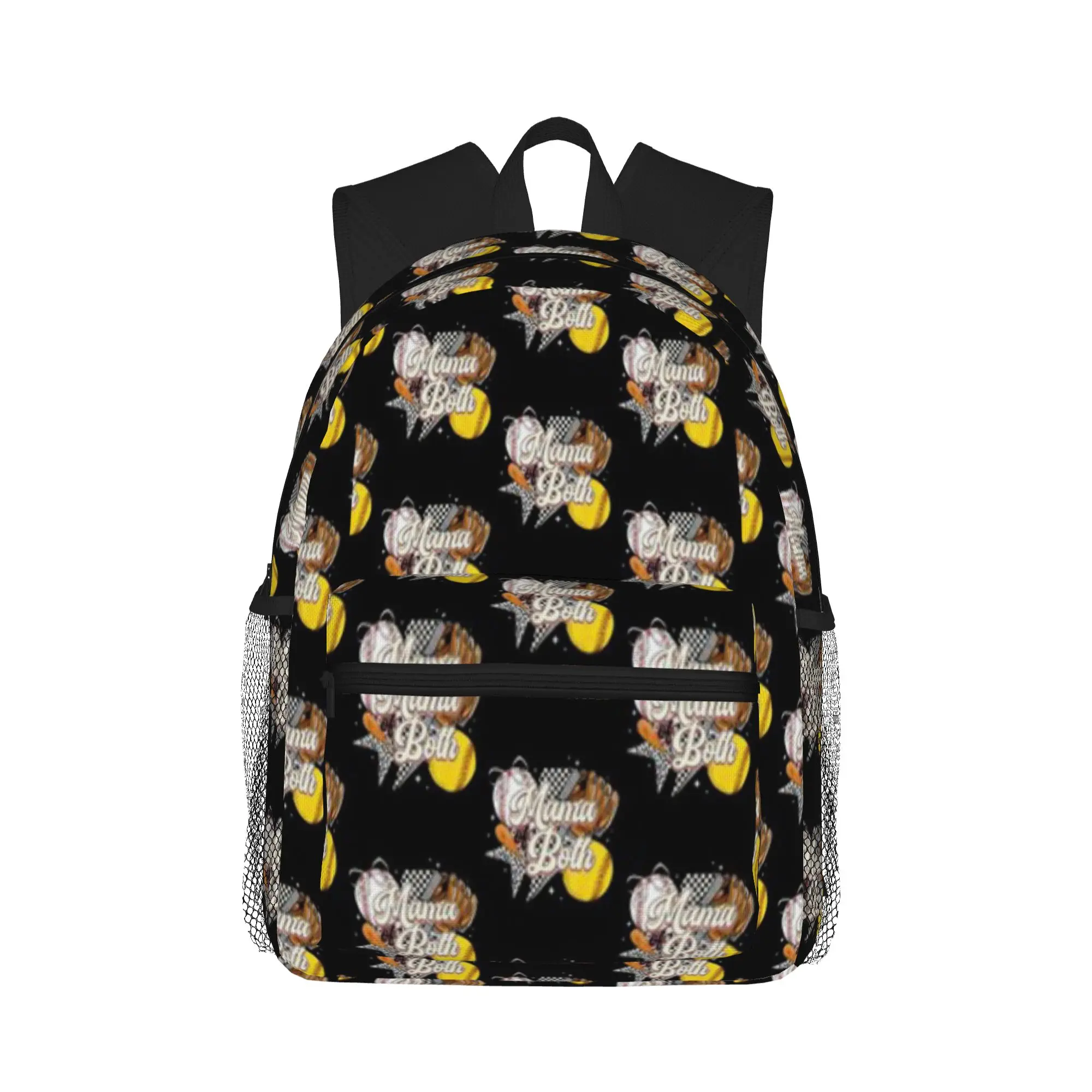 Mama Of Both Baseball  Casual Backpack for Students and Adults Bags for women