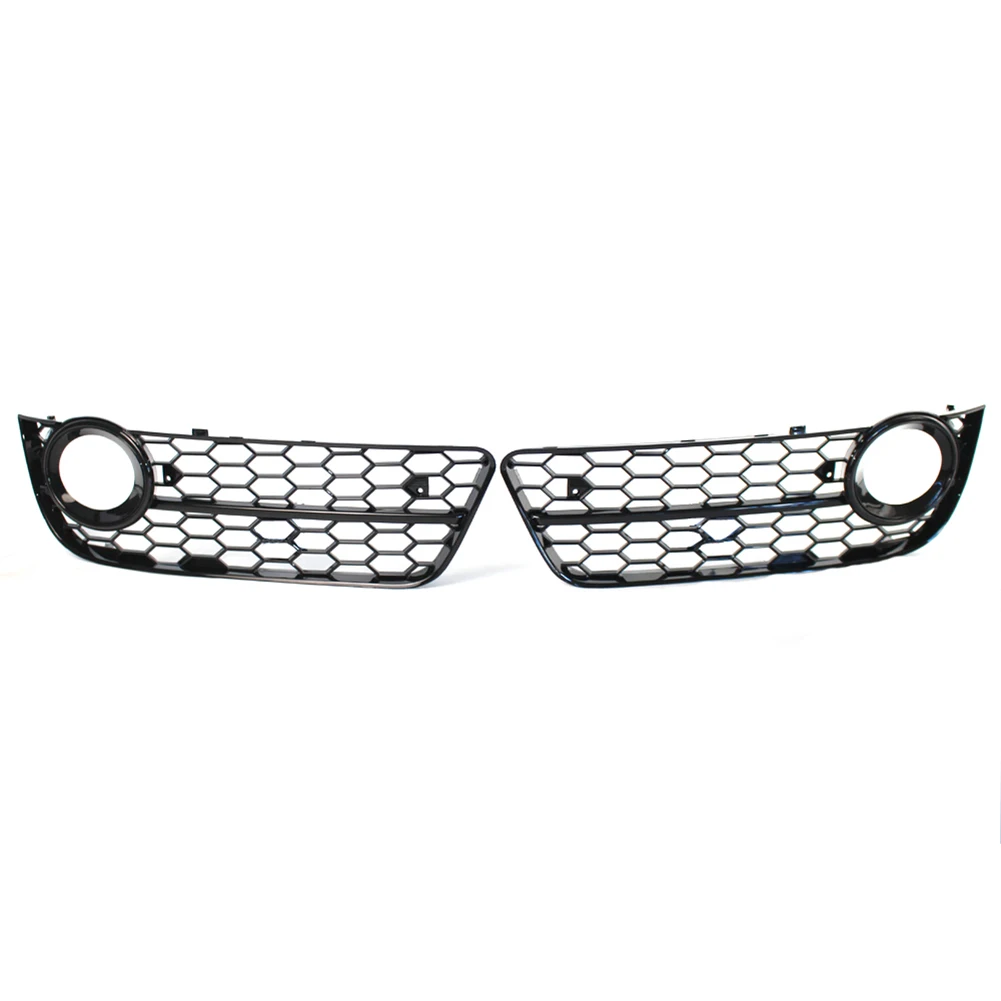 Mesh Honeycomb Hex Left Right Honeycomb Hex Fog Lamp Cover 8T0807682 8T0807681 for Audi A5 Coupe/Sportback 2008 2009 2010 2011