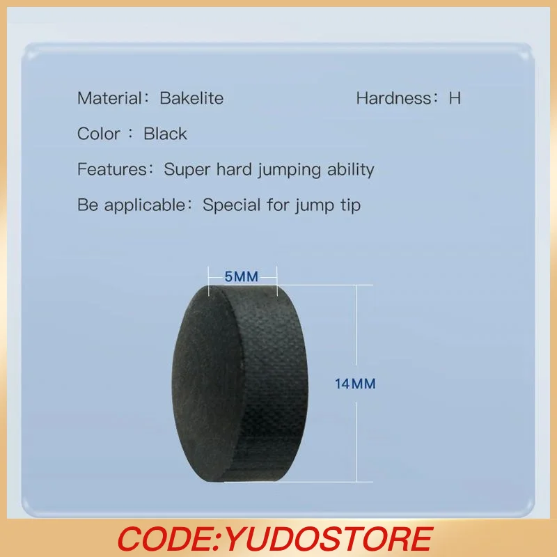 

Bakelit Break Jump Tips 14mm Phenolic Composition Plastics Bakelite Jump Cue Super Hard Punch Jump Cue Tip Billiard Accessories