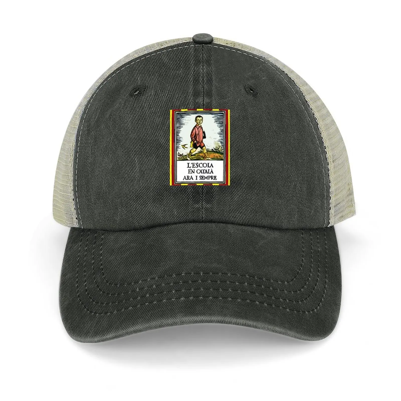 

Catalan school Baseball Cap Beach Outing Hat Beach custom caps Visor Elegant Women's Hats Men's