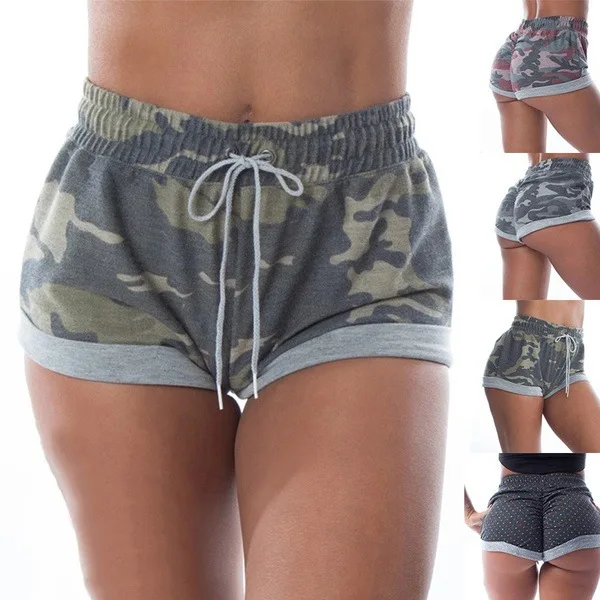 

Women's Pants Shorts Spring and Summer 2024 Fashion New Printed Tether Sexy Camouflage Color Sexy Casual