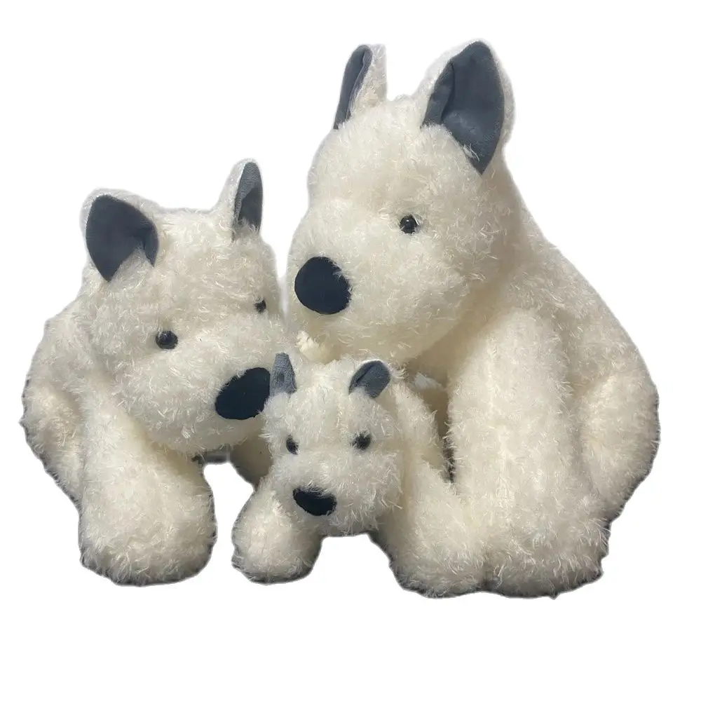 

22-40CM Cute West Highland Puppy Doll Mini Soft Huff Plush Toy Girl Heart Gift Healing Department Toy