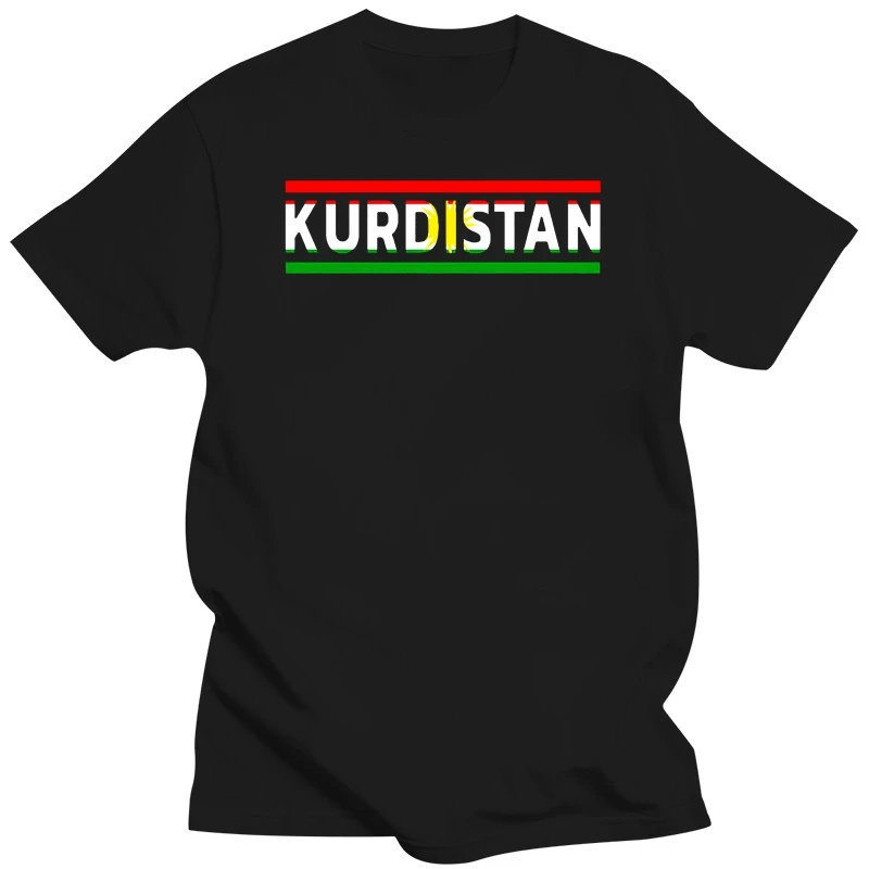 

Удобная хлопковая Футболка с круглым вырезом Kurdistan, оригинальная Весенняя Подарочная Мужская футболка