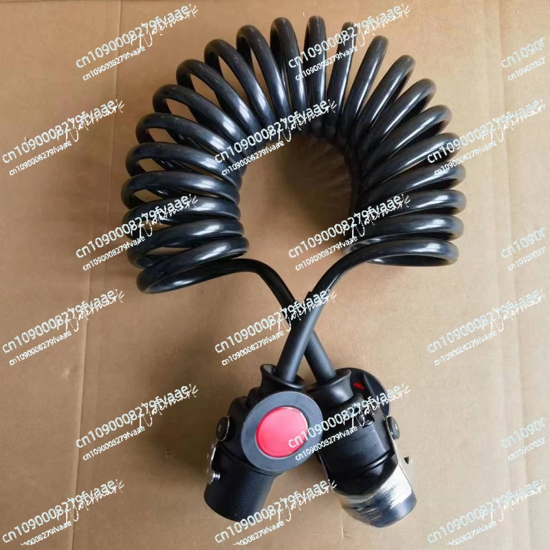 ABS Large Ring 7 PIN Spring Wire Assembly Trailer Specific EBS Brake System Connection Wire For Truck and Trailer