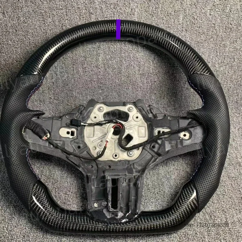 

Подогреваемый спортивный руль из карбона для BMW G01 G02 G30 G87 G80 G82 G81 F90 G06 G20 G22 X3M X5M, аксессуары