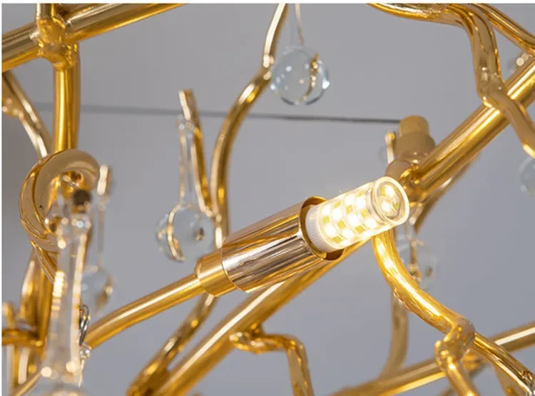 Luxury Crystal led Ceiling Lights Chandeliers Home Hanging Pendant Lamp Living Dining Room Bedroom Lustre Lampara techo