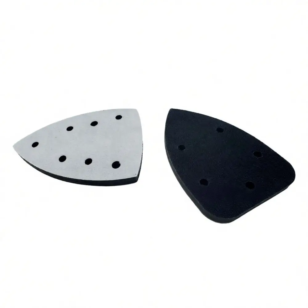 Triangle Interface Buffer Pad For Orbital Sander Polishing Disc Soft Sponge Protection Cushion Backing Plate Accessory