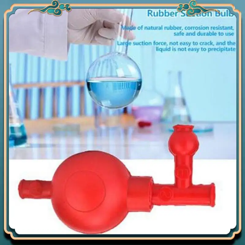 

(New)-Three Way Quantitative Suction Ball Lab Suction Bulb Safe Pressure Quantitative Pipette Filler With 3 Val Lab Supplies