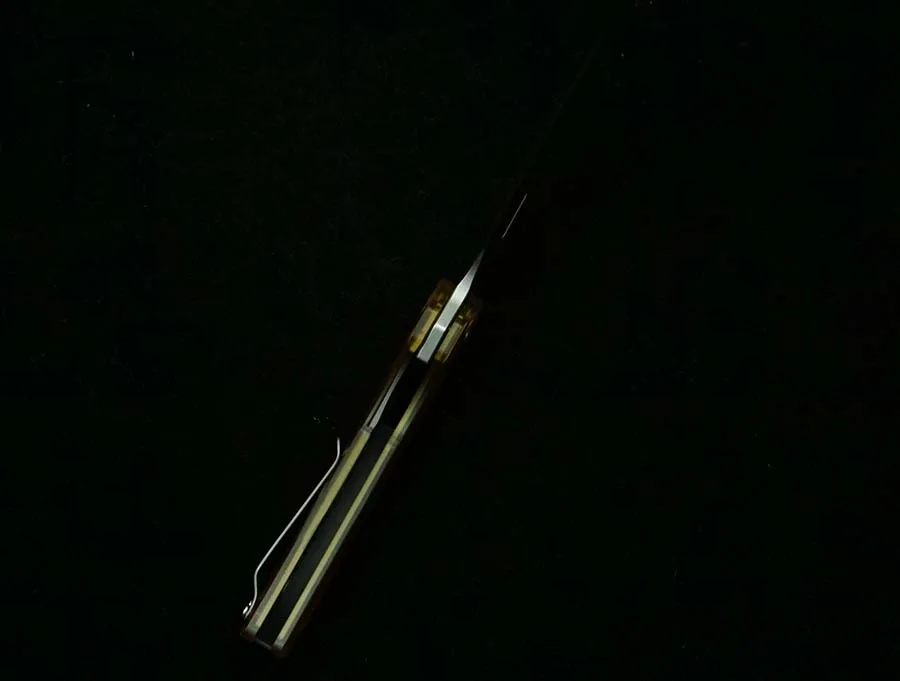 LEMIFSHE K110/M390 شفرة التيتانيوم/ميكارتا مقبض سكين للفرد في الهواء الطلق التخييم المطبخ بقاء أداة EDC متعددة الوظائف