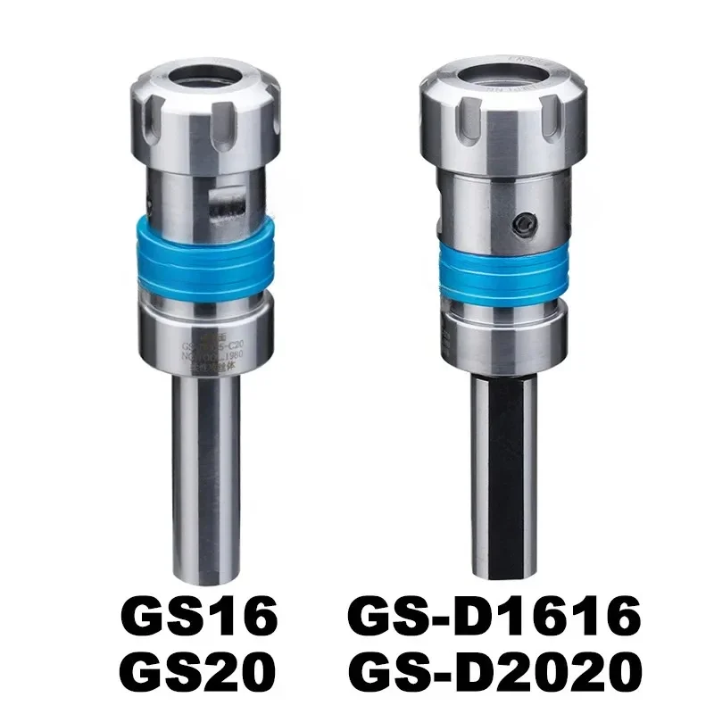 ZHDE GS16 GS20 GS25 GS32 TER16 20 25 32 Handle Telescopic Floating Chuck Tap Fixture Torque Overload Protection Flexible Tapping