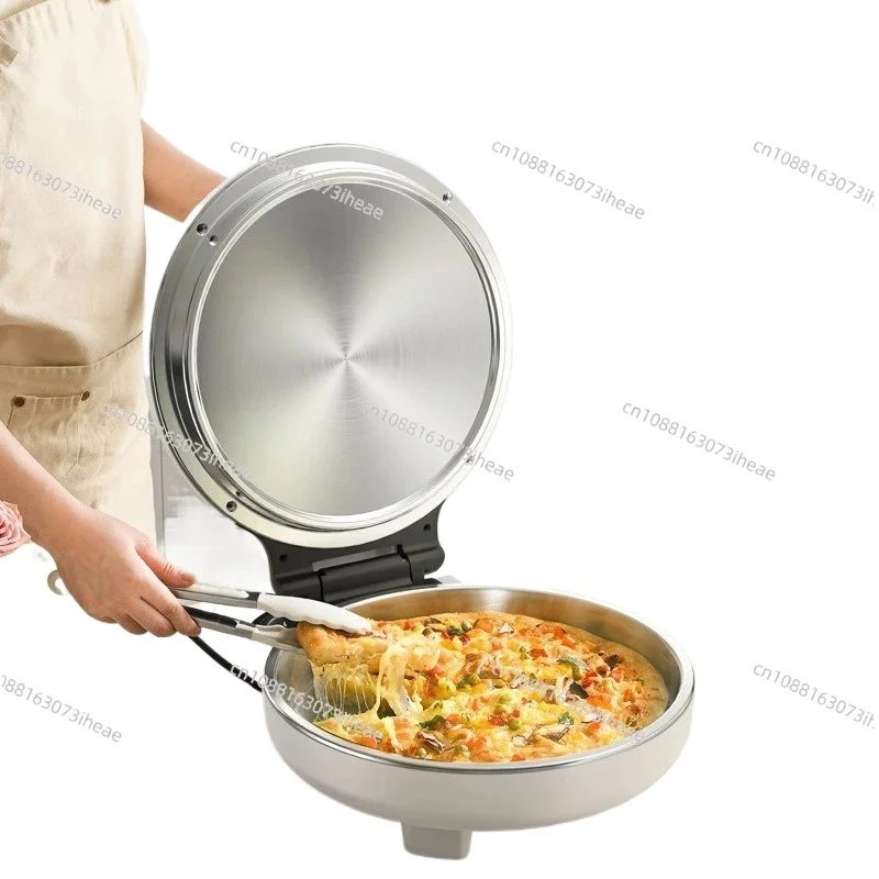 Electric cake pan 0 coated stainless steel baking pan to deepen household double-sided heated pizza