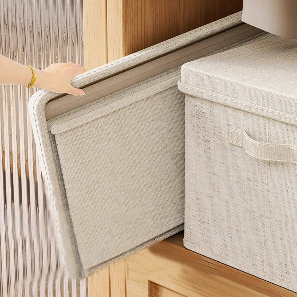 

Tian Di Gai Visible Storage Box Stackable Folding Dustproof Quilt Clothing Doll Wardrobe Organizing Box