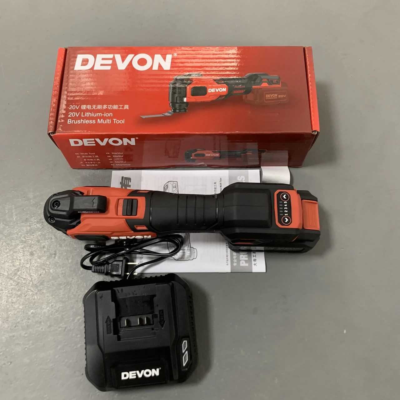 DEVON Universal Treasure 5951 brushless lithium battery new cutting machine, charging and polishing machine, household slotting