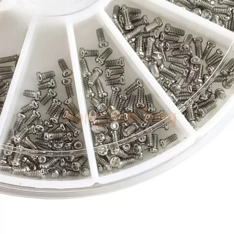 

600-piece stainless steel screw and nut combo set M1.2 M1.4 M1.6 eyeglass screws for self-repair accessories