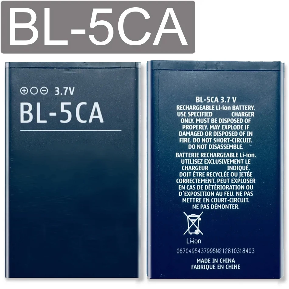 Аккумулятор для Nokia 1110 1111 1112 1200 5130XM 2310 N70 E60 7600 искусственная фотография