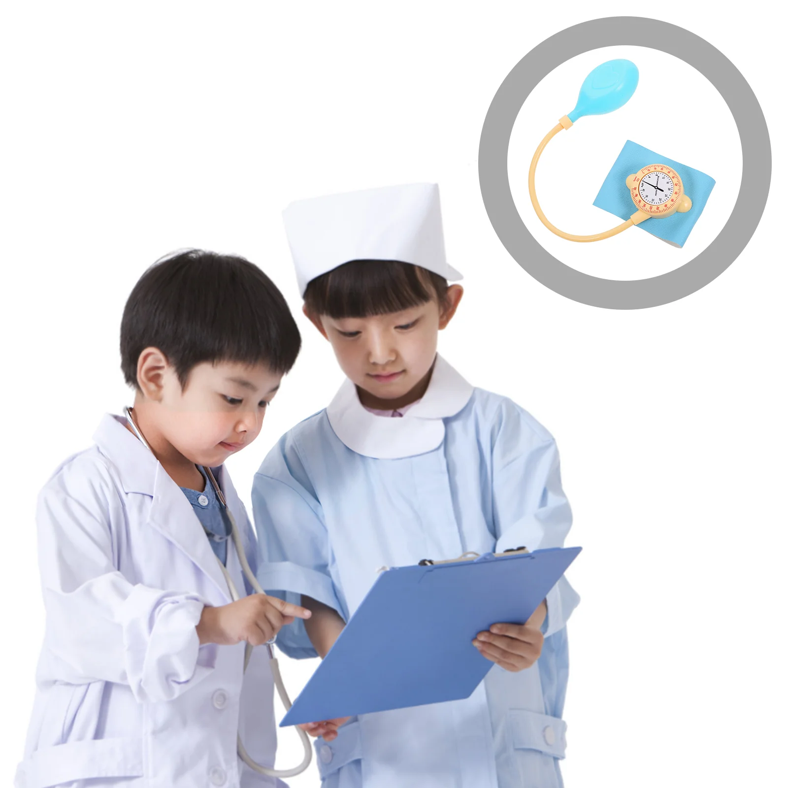 Doctor for Pretend Cartoon Monitor Set da gioco Kit Playset Medici Giocattoli in plastica per bambini