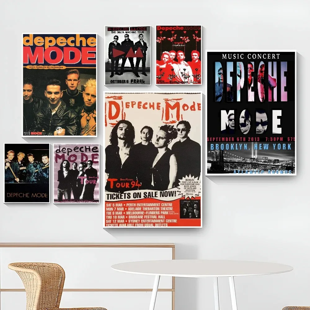 Depeche Mode Singer Star Gute Qualität Leinwand Malerei Poster Kaffeehaus Bar Poster Wand Kunst Dekoration