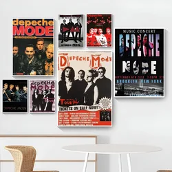 Depeche Mode Singer Star Good Quality Canvas Painting Posters Coffee House Bar Posters Wall Art Decoration