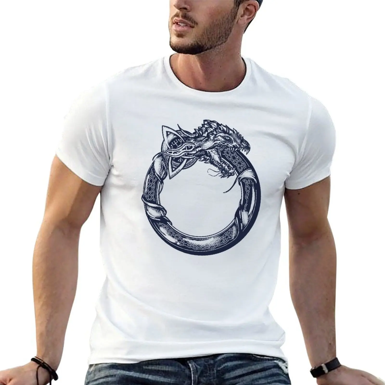 

Ouroboros T-Shirt funny t shirts dark humor printed t shirts for man T-Shirt