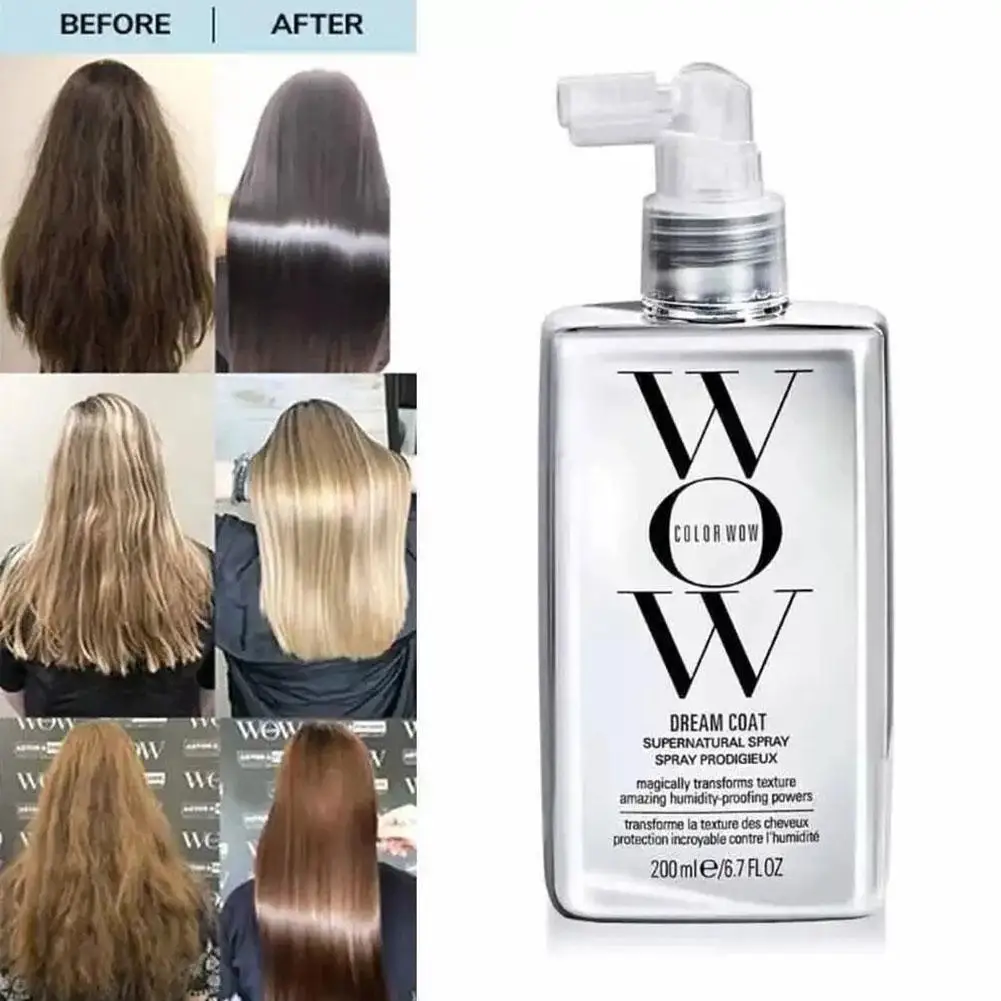 200ML COLOR WOW Dream Coat Spray do stylizacji włosów Żel nawilżający do włosów Odżywcza pielęgnacja Krem przeciw puszeniu się Leczenie końcówek włosów