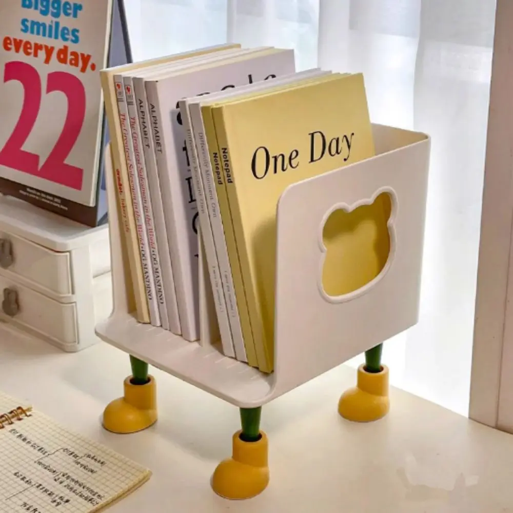 

Practical Multi-layer Design Desktop Book Stand Efficient Easy to Install Layered Book Shelf Student Storage Rack Office