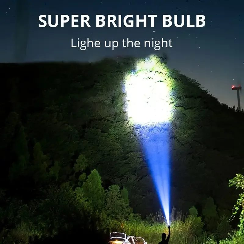 

Five Cores Flashlight Strong Light Rechargeable Bright Outdoor Multi-Functional Led Spotlight