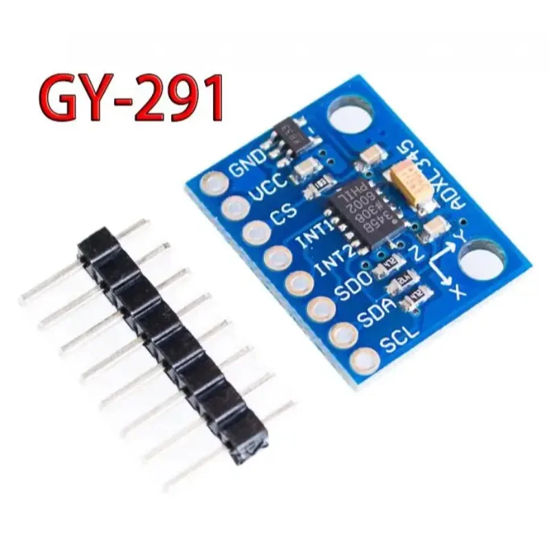 

GY-291 ADXL345 digital three-axis acceleration of gravity tilt module IIC / SPI transmission for Arduino