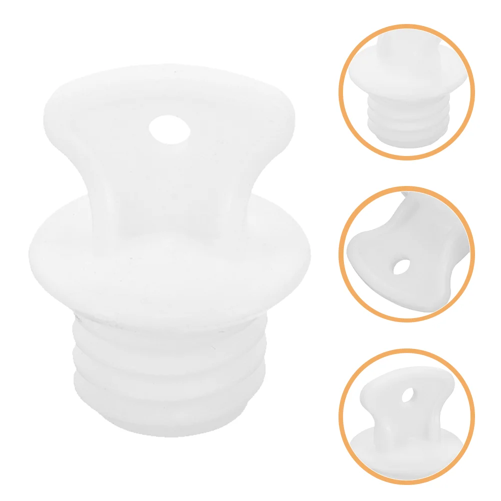 2 Pcs Hot Water Bottle Lid Bag Stoppers Rubber Plug Sack Plugs for Sealing Miss Lids