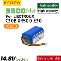 18650 li-ion battery 14.8v battery pack For LIECTROUX C30B XR500 E30 Robot Vacuum Cleaner battery 3500mah