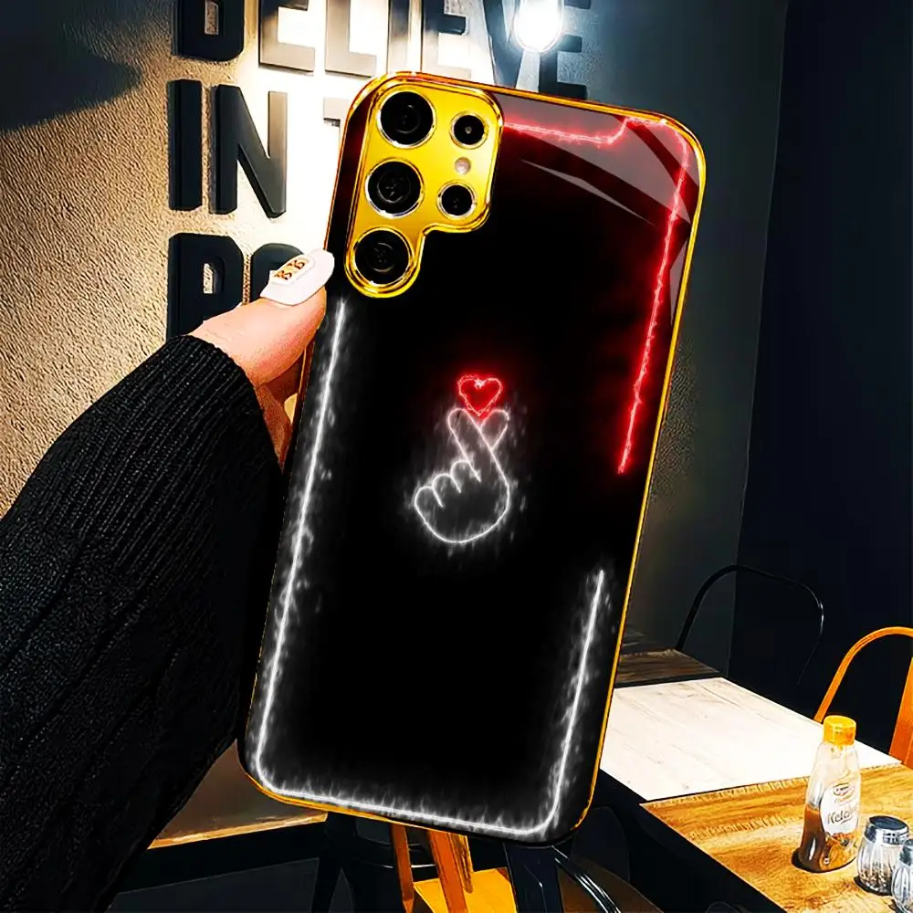 love you faddish cellphone new Bestseller model PhoneCase Glass PhoneCase for Samsung Galaxy S26 S25 S24 S23 S22 FE,Ultra,Plus