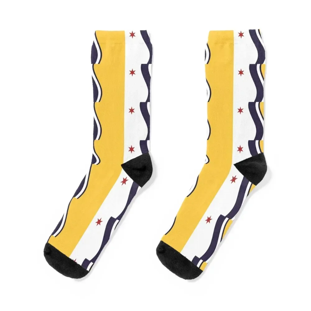 

Flag of South Bend Socks winter thermal Toe sports Men's Non-slip Men Socks Women's