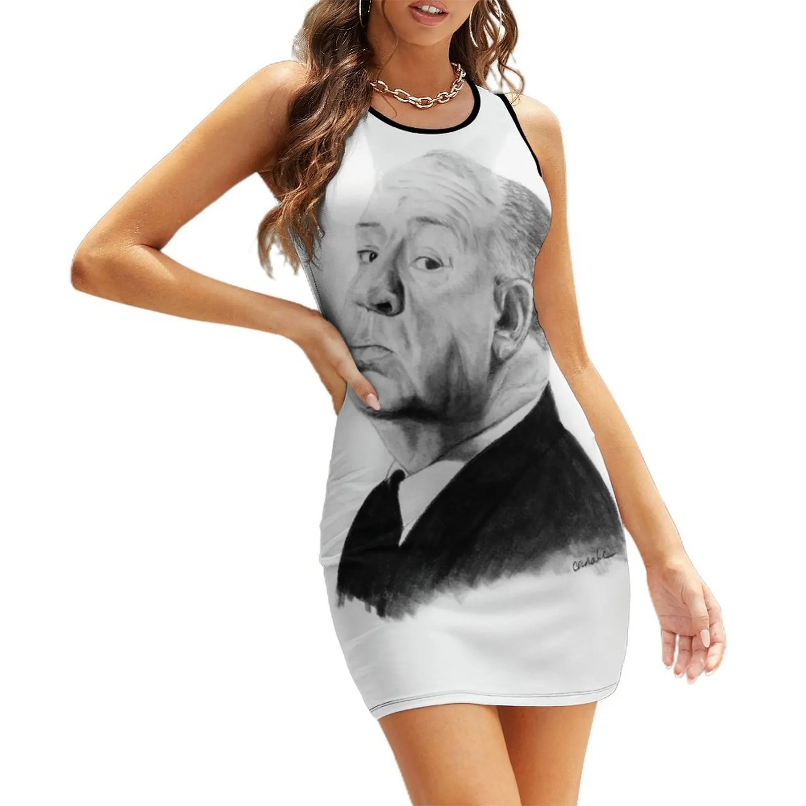 

Alfred Hitchcock Sleeveless Sundress clothing women summer 2025 dress party night dresses for woman women's clothing trend 2025