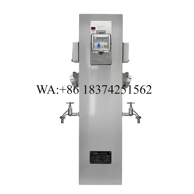 Wmwmnu for Dock Shore Power Pedestal Multifunctional Outdoor Power Supply Column Lighthouse Power Pedestal Waterproof Socket