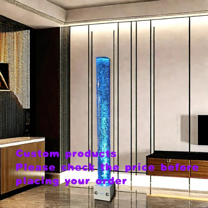 custom.Indoor Fountain Acrylic Aquarium Bubble Column Restaurant,home,party,wedding