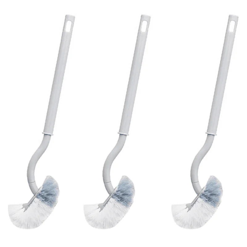 

AB41-3X Щетка для унитаза с мягкой щетиной Щетка для унитаза Настенная щетка для чистки Щетка для унитаза Глубокая чистка Компактная ручка