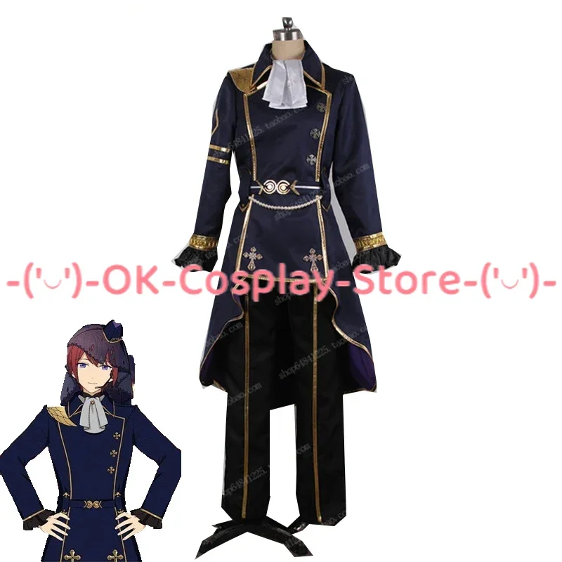 

Game Ensemble Stars Knights Tsukinaga Leo Cosplay Costume Anime Clothing Party Suit With Veil Halloween Uniforms Custom Made