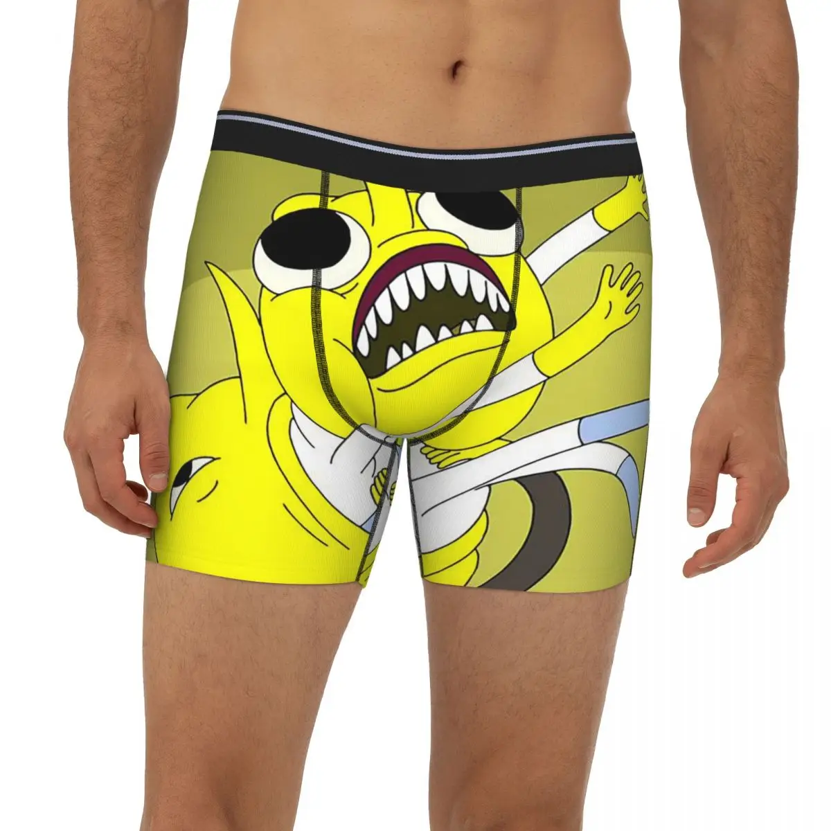 

Lemongrab Unacceptable Adventure Time Long Boxer Underpants Short Men Panties Ventilate Underwear for Homme Man Boyfriend Gift